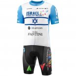 2020 Fietskleding Israel Cycling Academy Kampioen Israele Korte Mouwen en Koersbroek