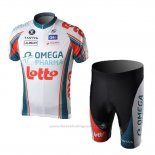 2010 Fietskleding Omega Pharma Lotto Kampioen Italie Korte Mouwen en Koersbroek