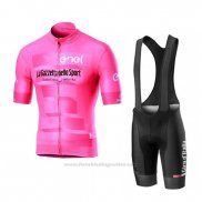2019 Fietskleding Giro D'italie Roze Korte Mouwen en Koersbroek
