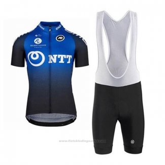 2020 Fietskleding NTT Pro Cycling Blauw Zwart Korte Mouwen en Koersbroek