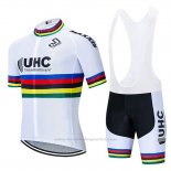 2020 Fietskleding UHC UCI Wereldkampioen Korte Mouwen en Koersbroek