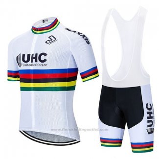 2020 Fietskleding UHC UCI Wereldkampioen Korte Mouwen en Koersbroek